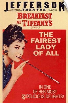 Audrey Hepburn Breakfast Tiffanys 2 Red