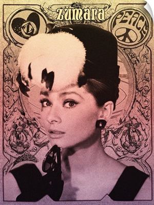 Audrey Hepburn Peace Poster