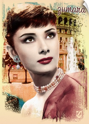 Audrey Hepburn Rome Pearl