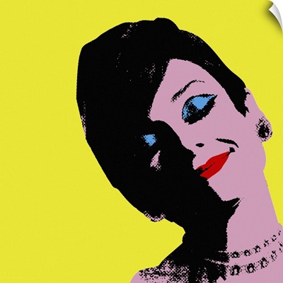 Audrey Hepburn Yellow Dots