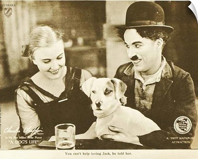 Charlie Chaplin - B&W Dogs Life 2