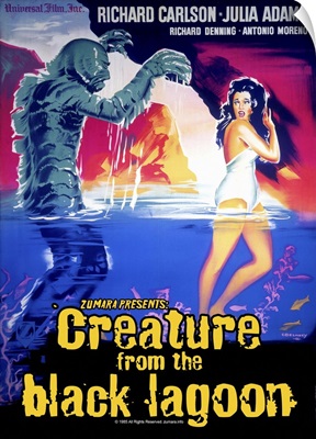 Creature From The Black Lagoon 5 Sci Fi Movie Poster