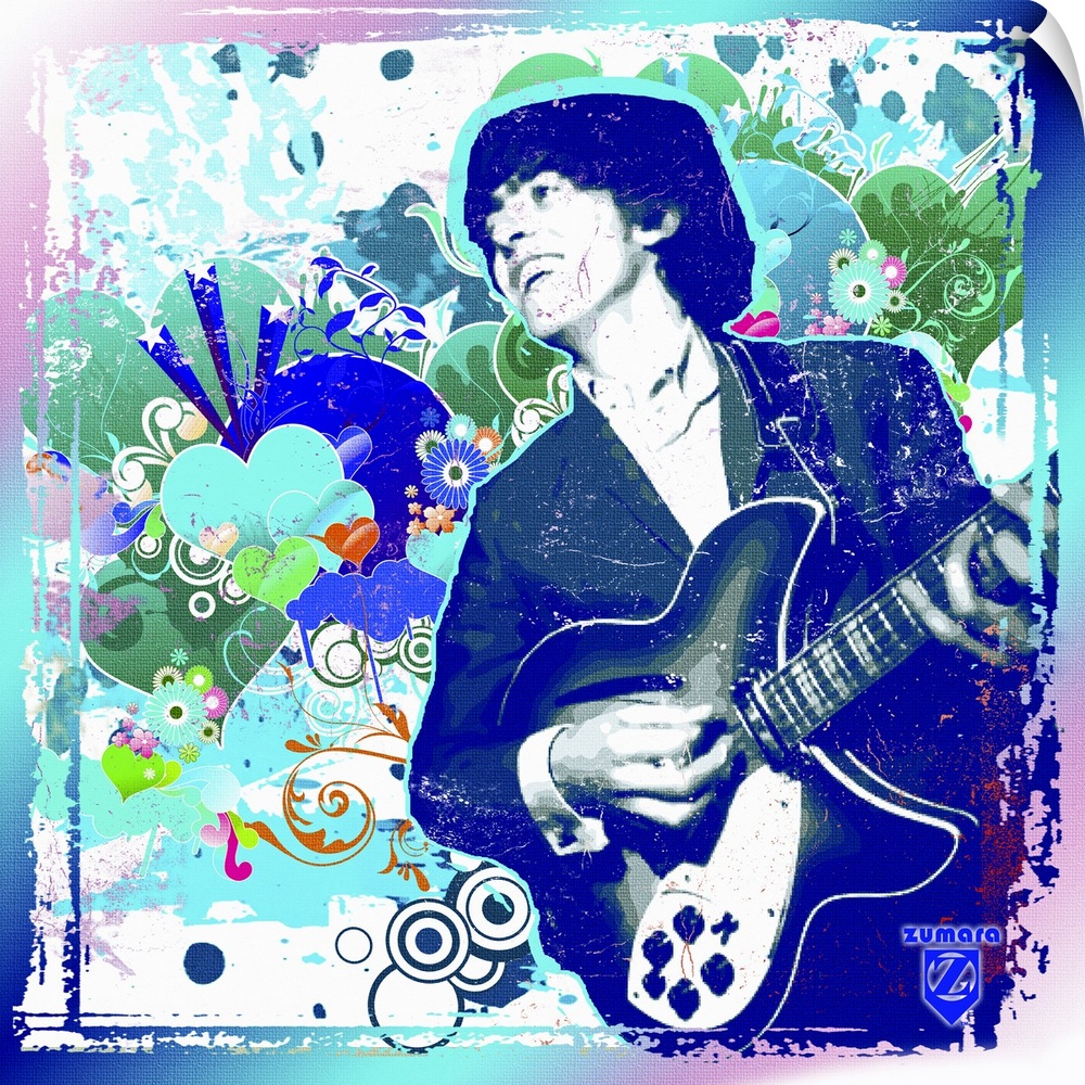 George Harrison Guitar Mosaic