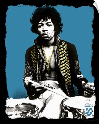 Jimi Hendrix Blue Drums