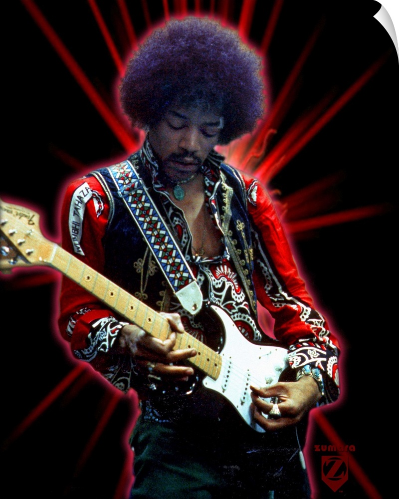 Jimi Hendrix Red Spark