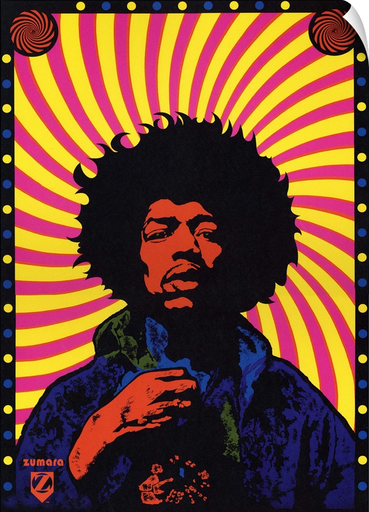 Jimi Hendrix Swirl