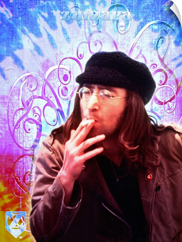 John Lennon Floral Tie Dye 2