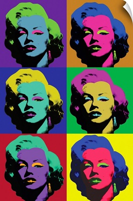 Marilyn Monroe 6 Box Pop Art