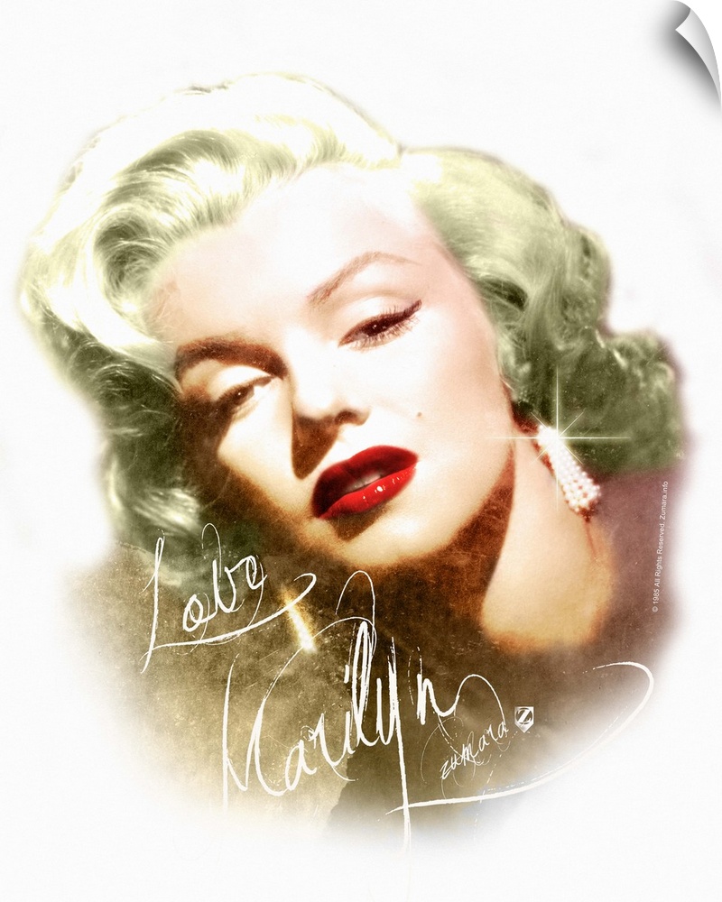 Marilyn Monroe Colored Face