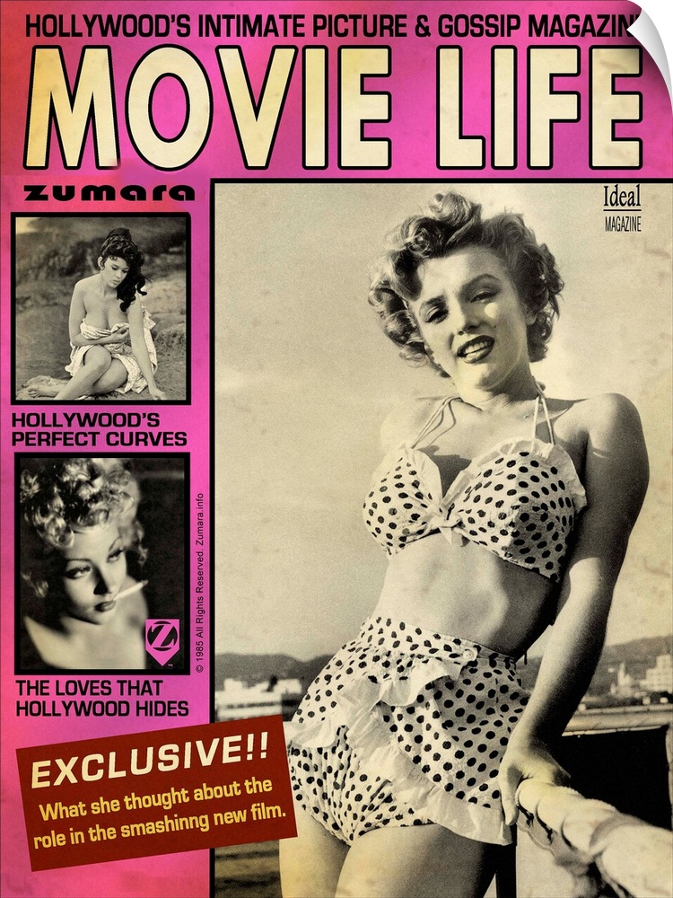 Marilyn Monroe Magazine Movie Life