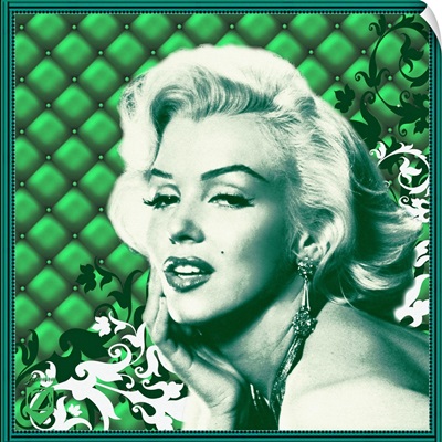 Marilyn Monroe Padded Floral Green
