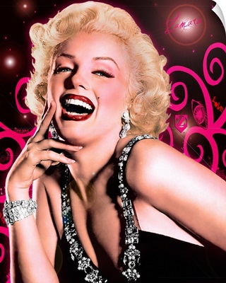 Marilyn Monroe Pink Swirls