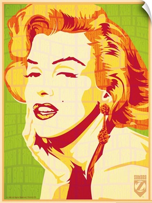 Marilyn Monroe Psychedelic 2 Text