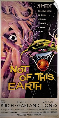 Not of This Earth Sci Fi Movie Poster