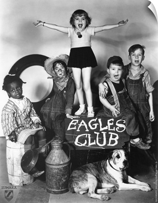 Our Gang B&W Eagles Club