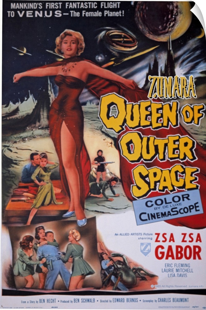 Queen of Outer Space 1 Sci Fi Movie Poster