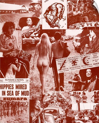 Woodstock Collage Sea Of Mud