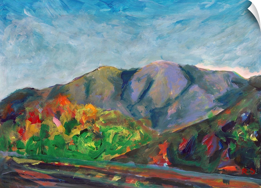 Palomar Mountain Morning San Diego County, painting by RD Riccoboni.