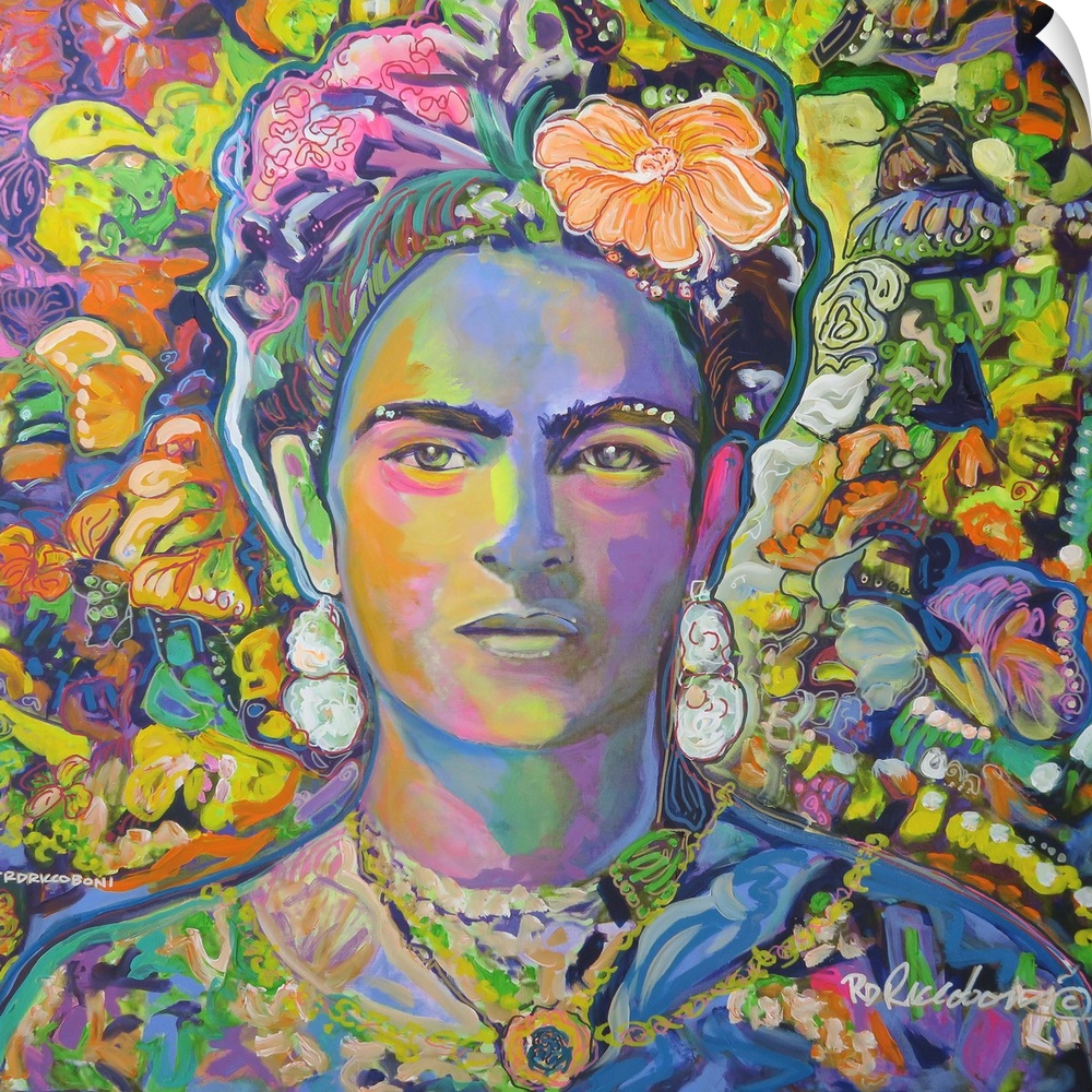 Purple Frida by RD RIccoboni