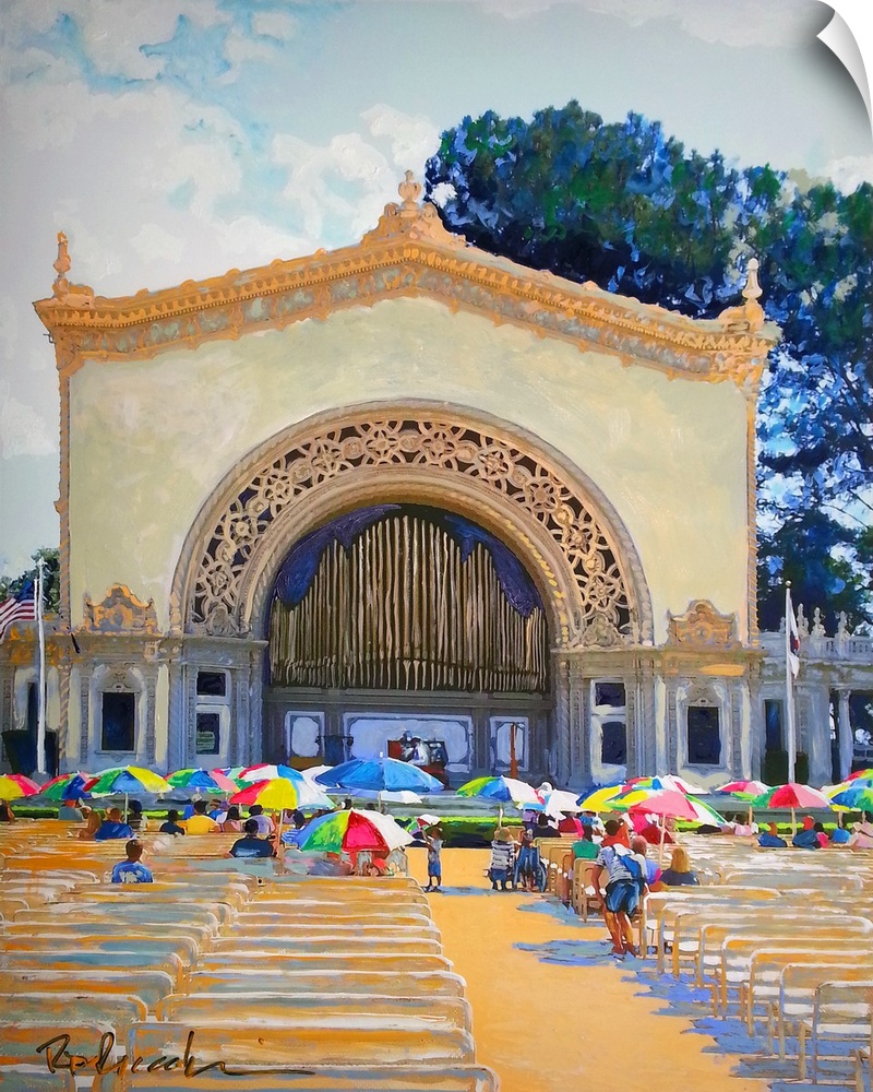 Spreckels Organ Pavillion Balboa Park San Diego, by RD Riccoboni.