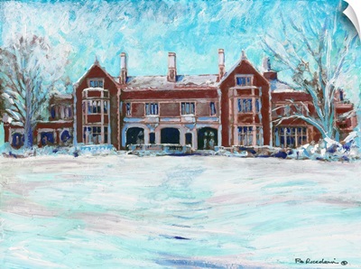 Waveny House In  Winter