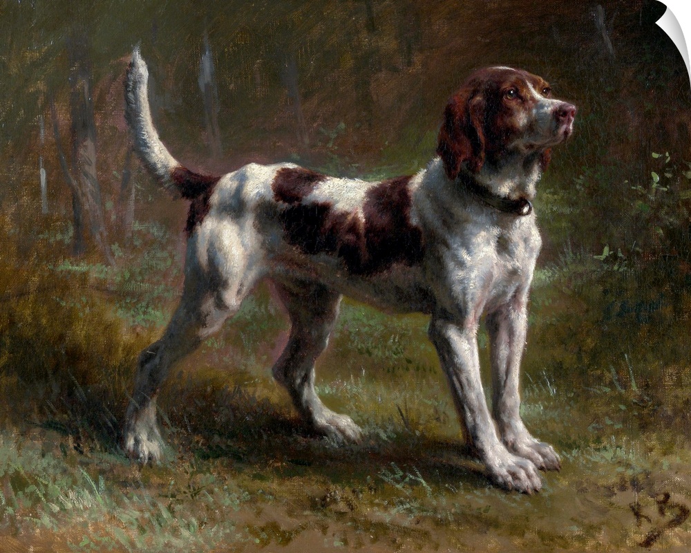 This painting, made from life about 1856, depicts a dog that belonged to a gentleman known as the Vicomte d'Armaille. It i...