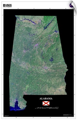 Alabama - USGS State Mosaic
