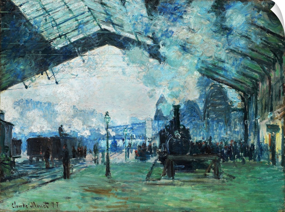 The Impressionists frequently paid tribute to the modern aspects of Paris. Their paintings abound with scenes of grand bou...
