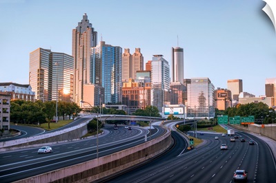 Atlanta City Skyline From The North Side, Georgia