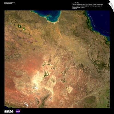 Australia - USGS Earth as Art
