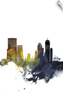 Boston Watercolor Cityscape