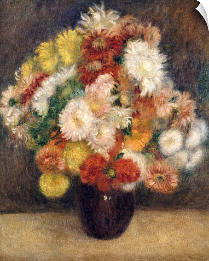 Renoir felt that he had greater freedom to experiment in still lifes than in figure paintings. When I paint flowers, I fee...