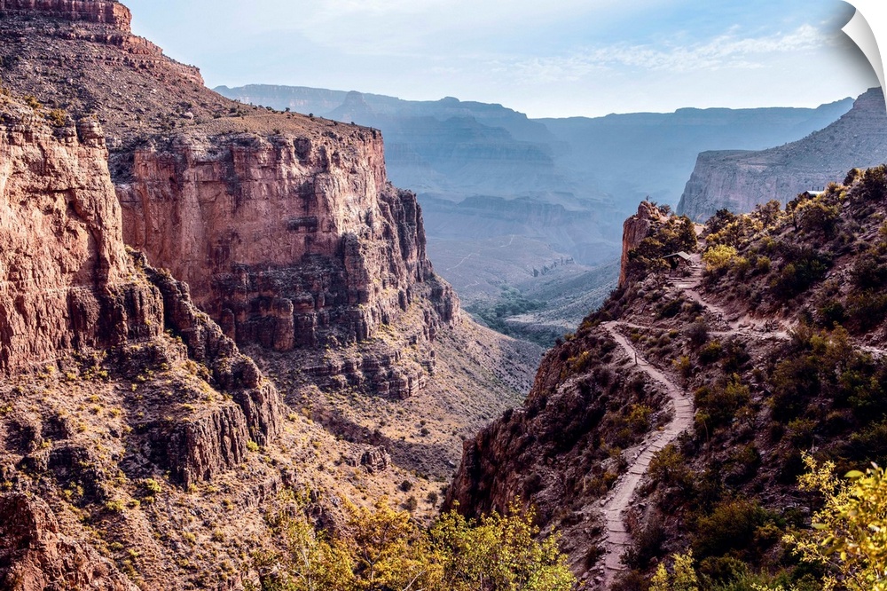 Bright Angel Trail, Grand Canyon National Park, Arizona.
