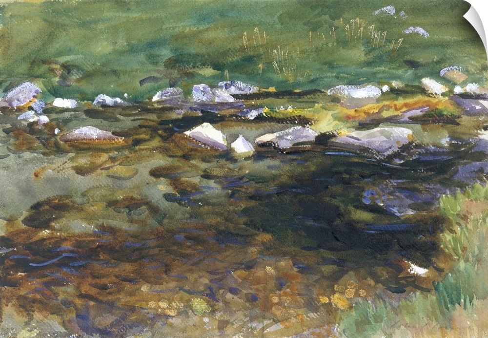 Watercolor was well suited to Sargent's fluid painting technique and his longstanding interest in depicting water. Sargent...