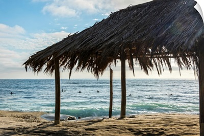 Cabana on Windansea Beach, San Diego, California