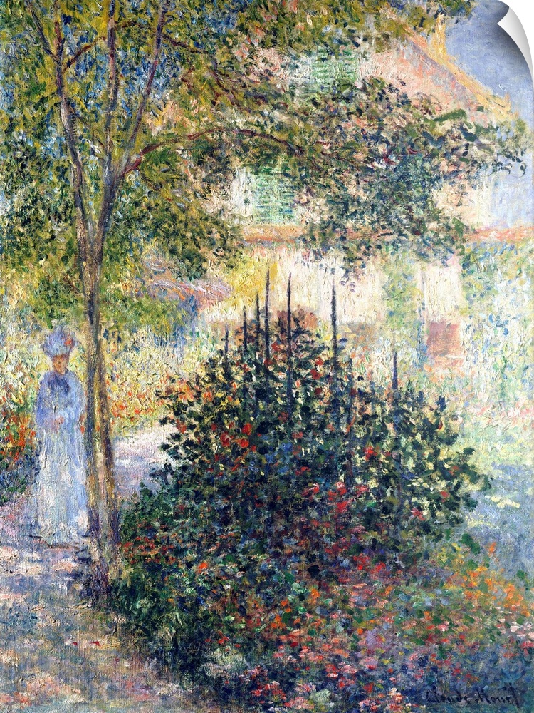 In 1876, Monet made no less than ten paintings of his rented house and garden at Argenteuil. This canvas may be among the ...
