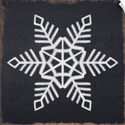 Chalkboard Snowflake I