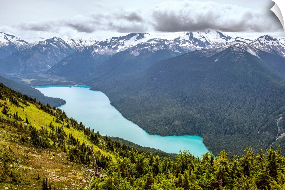 Cheakamus Lake in British Columbia, Canada.