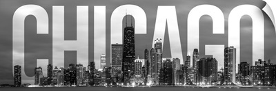 Chicago Skyline, Transparent Overlay