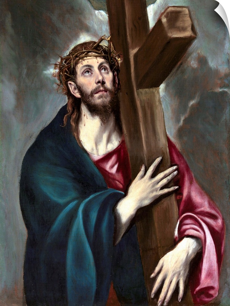 During his long career in Spain, El Greco produced numerous paintings of Christ carrying the cross. The Lehman canvas, arg...