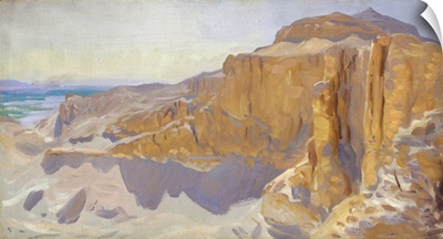 Cliffs at Deir el Bahri, Egypt