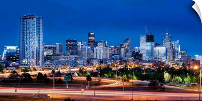Denver Skyline at Night