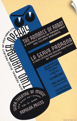 Federal Music Project of New York City - WPA Poster