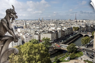 Gargoyle Over Paris