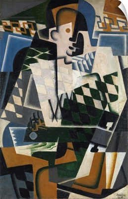 Harlequin with a Guitar