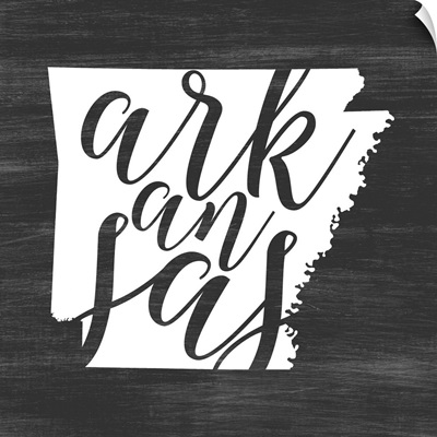 Home State Typography - Arkansas
