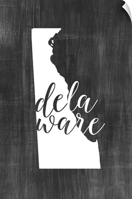 Home State Typography - Delaware