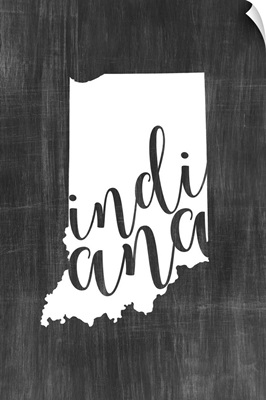 Home State Typography - Indiana