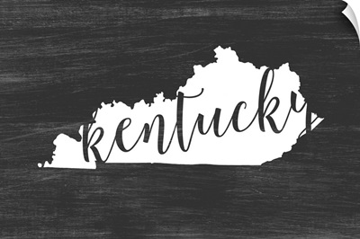 Home State Typography - Kentucky