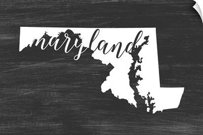 Home State Typography - Maryland